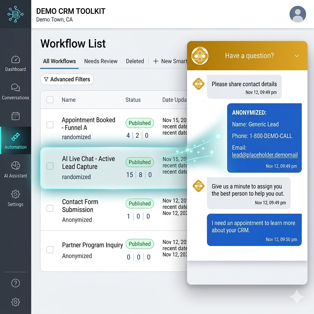 Manage and Convert - CRM dashboard and opportunity management