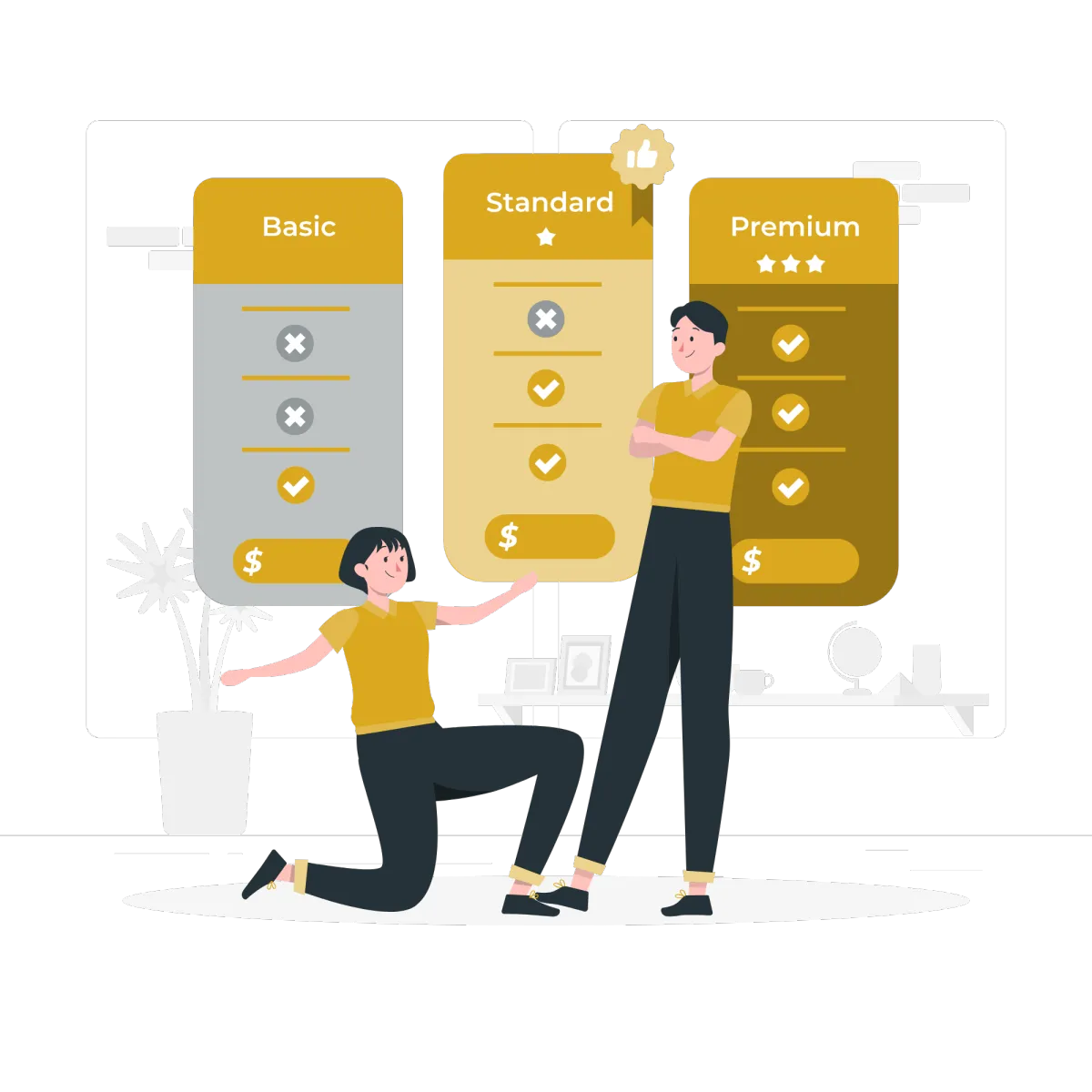 Pricing and value illustration